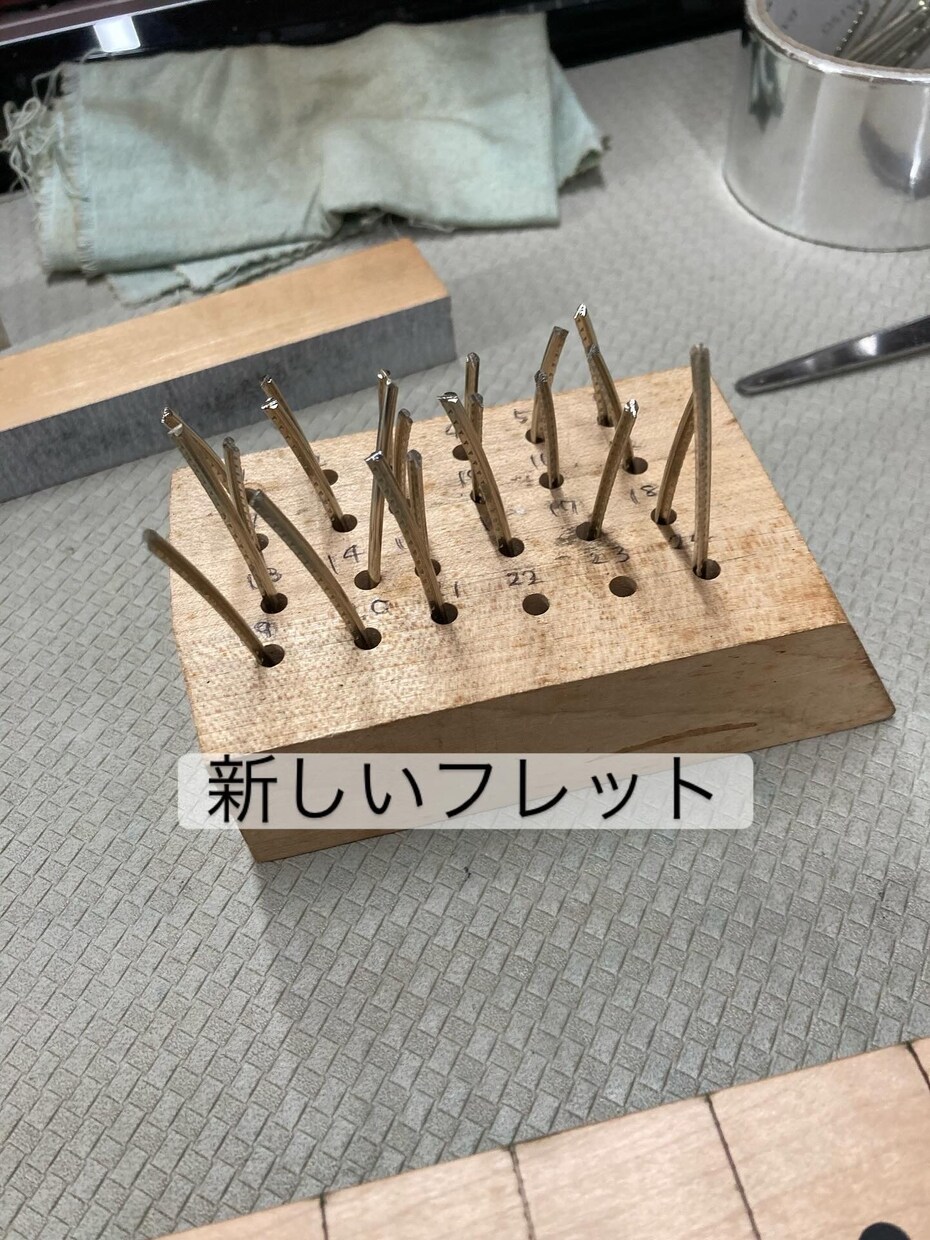 ギター、ベースのフレット交換を致します フレットは消耗品です、熟練の職人が交換します。 イメージ4