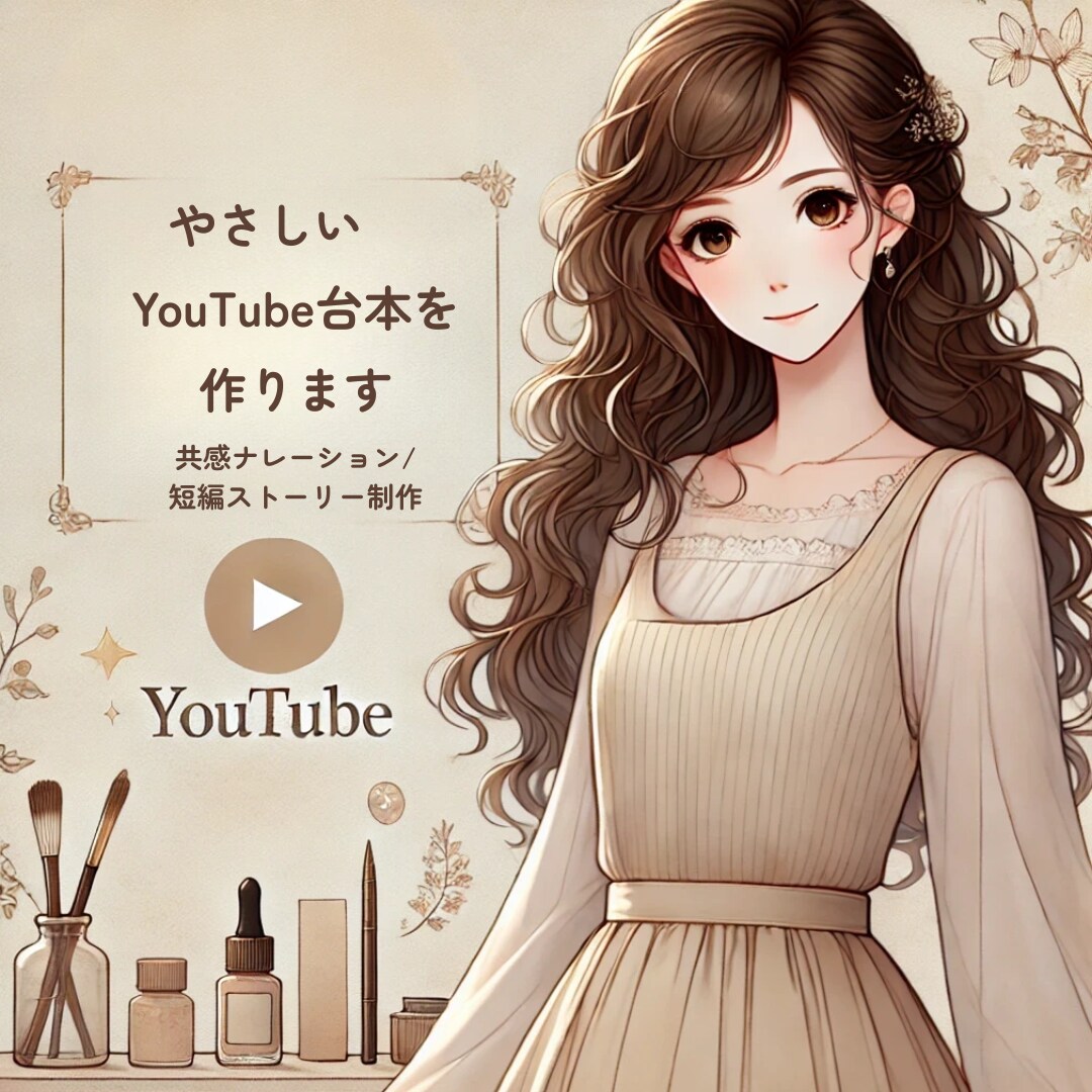 やさしいYouTube台本を作ります 共感・感情を届ける短編ストーリー制作 イメージ1