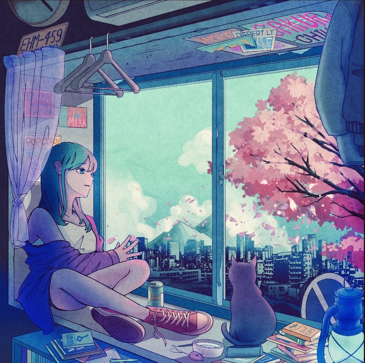 背景も主役の空気感のあるイラストを作成します 1枚でストーリーの見えるイラスト！音楽関連でも提供実績豊富！ イメージ8