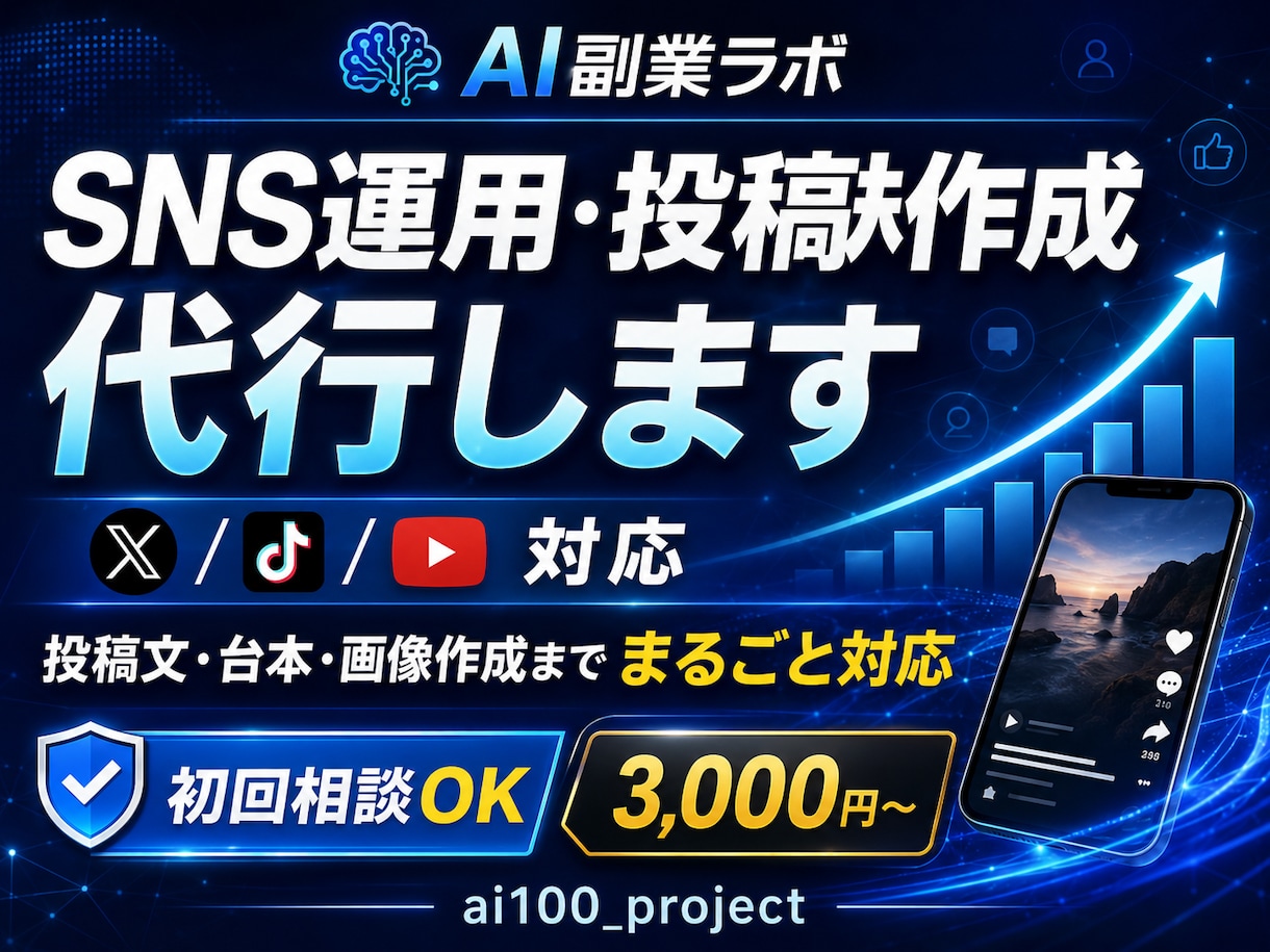 SNS投稿文・ショート動画台本を作成します X・TikTok・YouTube向けに伝わる投稿を作成 イメージ1
