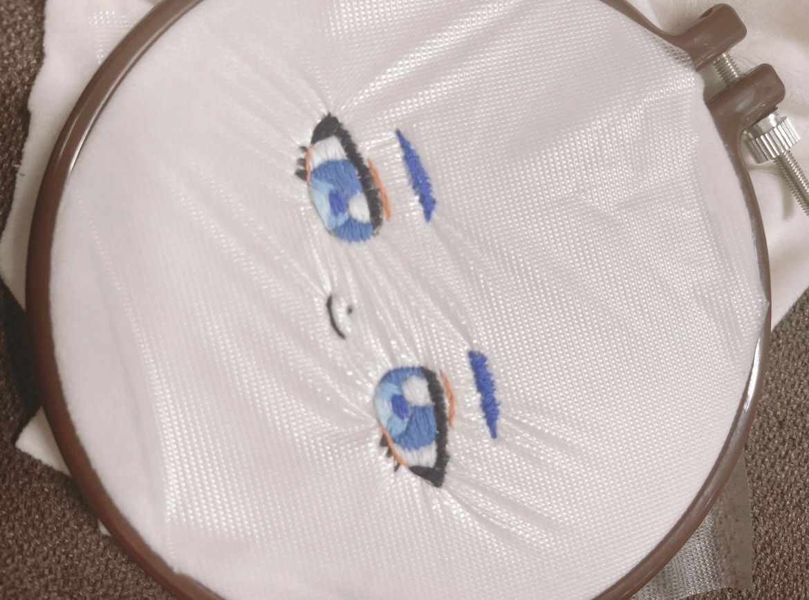 推しぬいぐるみ お顔の刺繍承ります ぬい作成には挑戦したいけど、難しいお顔だけ購入したい人向け♪ イメージ4
