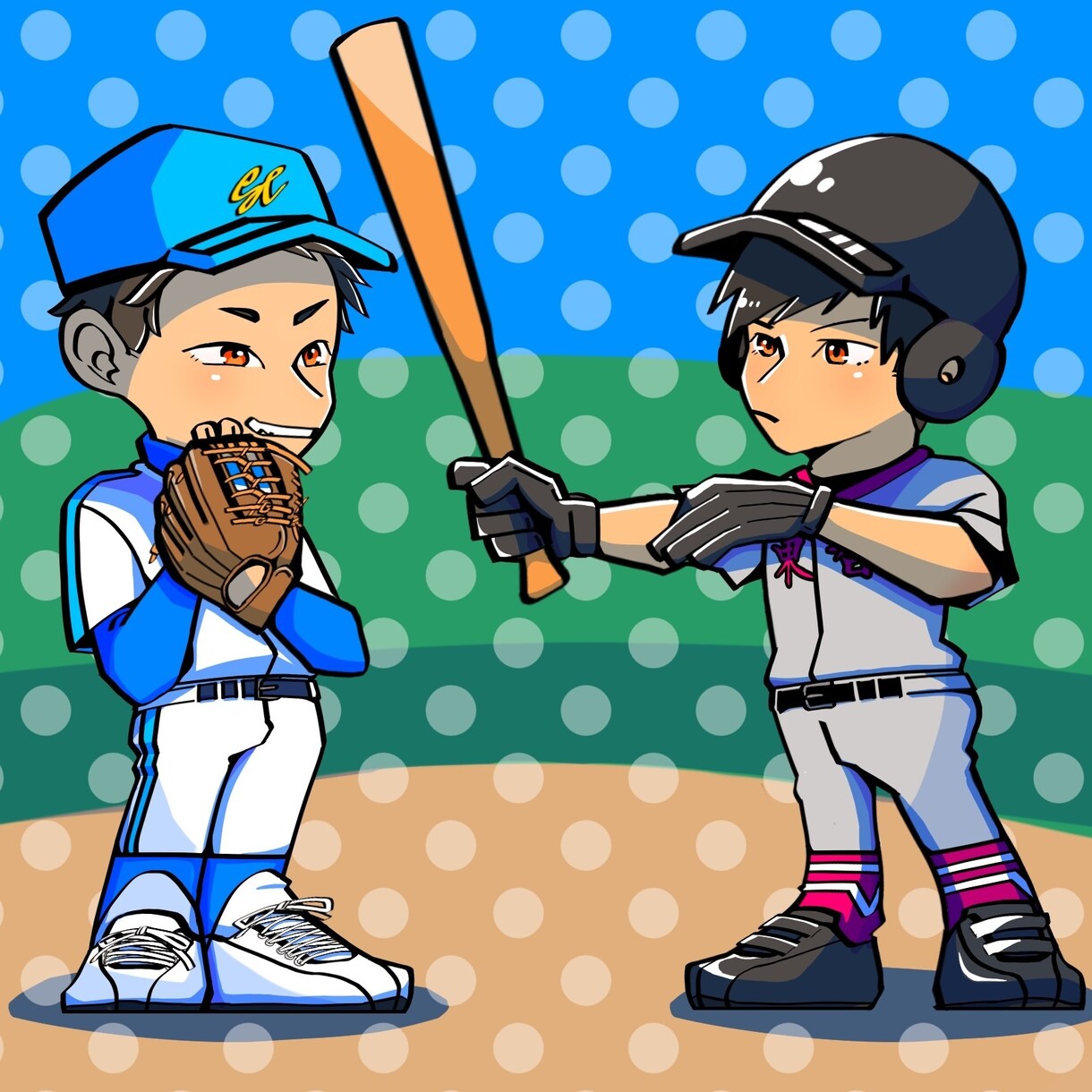 目を惹く！ポップなSNSイラスト・アイコン描きます ポップでキュートな絵柄！プレゼントにも好評です！ イメージ3
