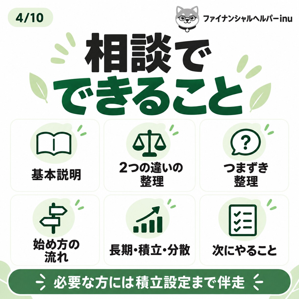 NISA・iDeCo超初心者の相談にのります 何から始める？NISA・iDeCoの最初の一歩を伴走します イメージ4