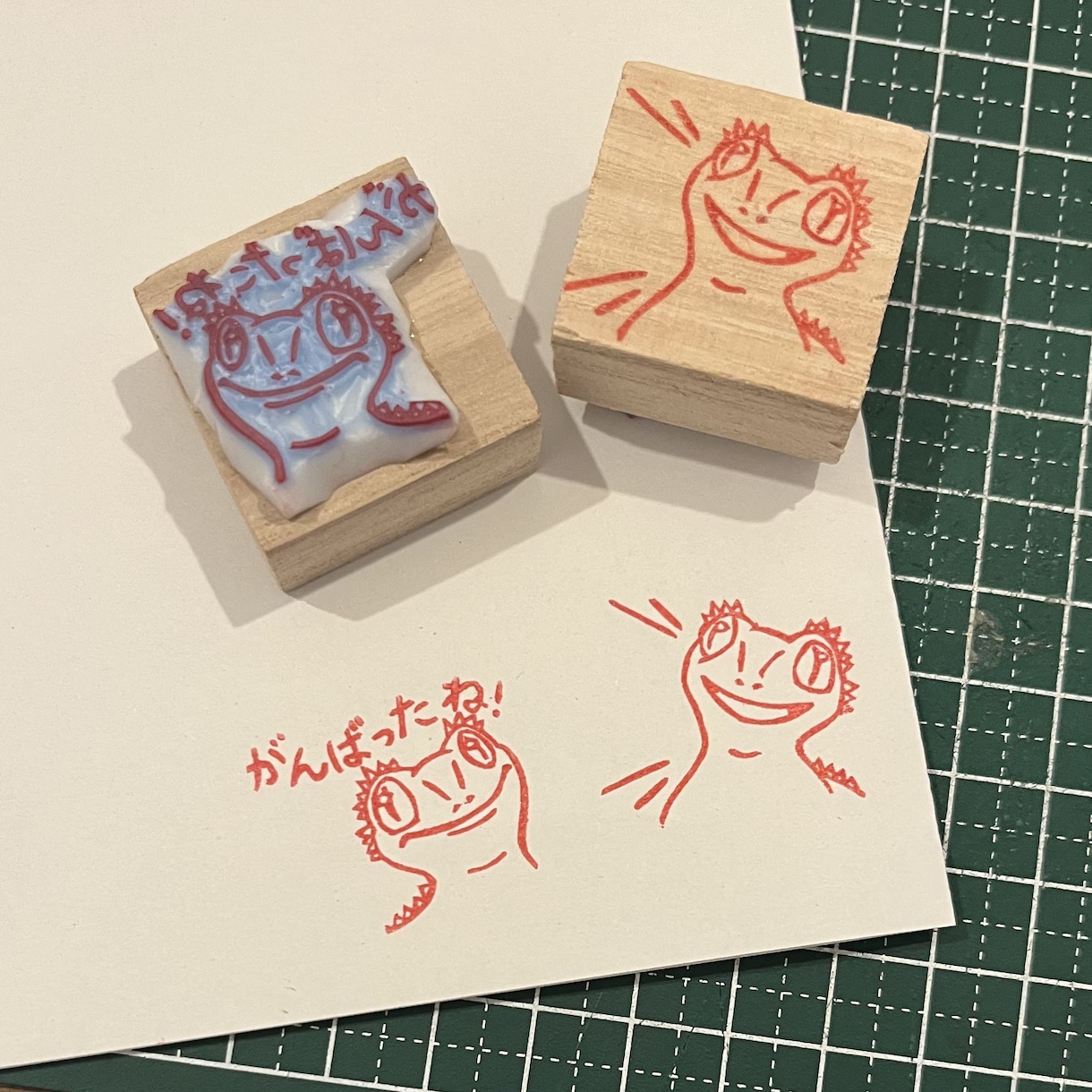 オーダーメイドの消しゴムはんこをお作りします ご納得いただけるまで、下書きは何度も無料で修正いたします イメージ5