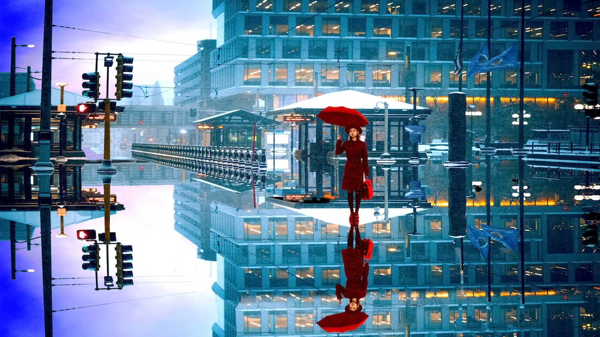 あなたの鏡面アートをつくります 地面をすべて鏡にし、そこに地上の全てを映し出します。 イメージ10