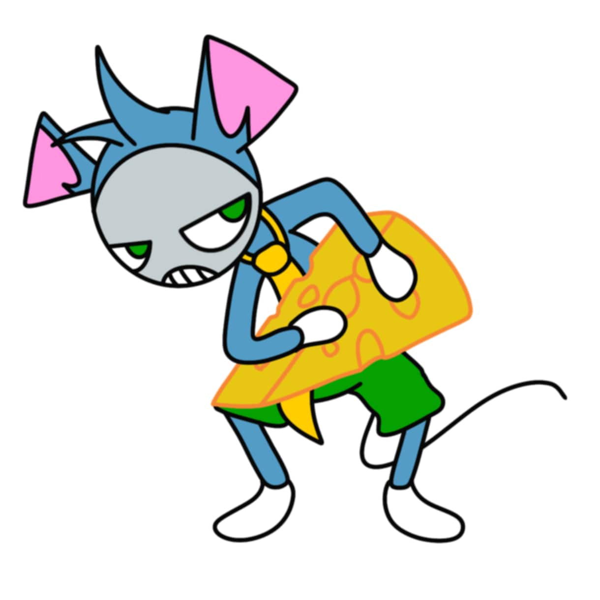 癖があるオリジナルキャラクター描きます ちょっとやる気ないゆるいキャラクターが得意です イメージ1