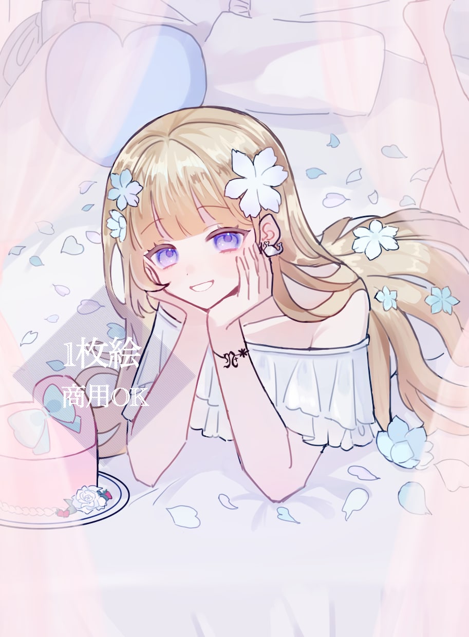 商用OK〇1枚絵・サムネのイラスト描きます キャラクターの魅力が伝わる1枚をお届け！背景・商用利用込 イメージ2