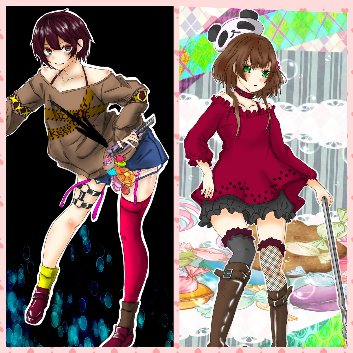 キャラデザお手伝いします 貴方の動画やゲーム､小説のキャラクターを立ち絵にします イメージ3