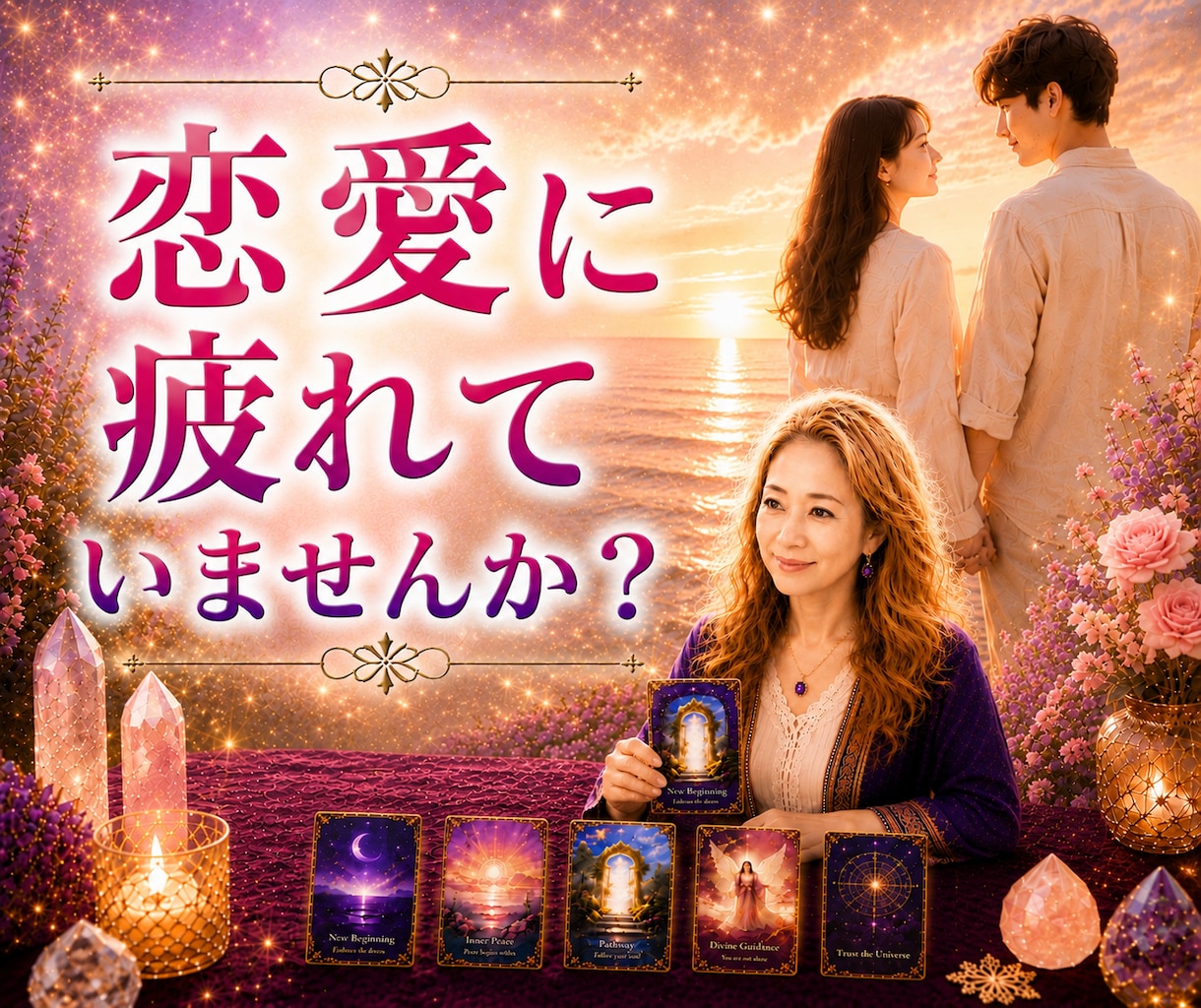 1分からOK！疲れた心をオラクルカードで癒します すべての恋愛に希望と癒しのメッセージをお届けします。 イメージ1