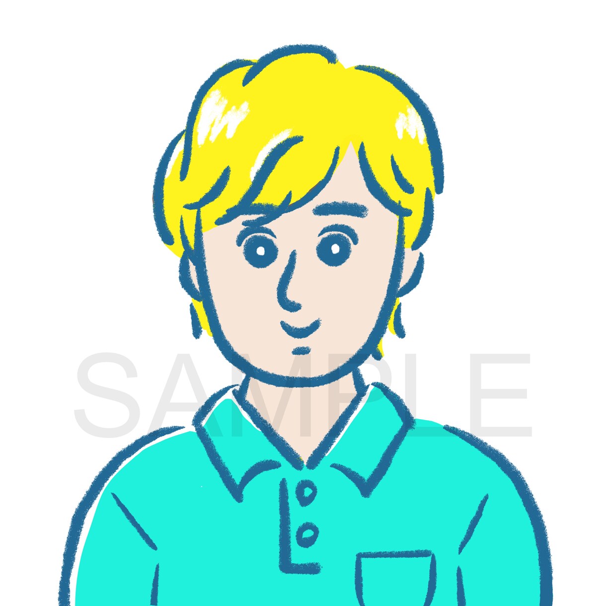 ゆるく似せた、似顔絵アイコン描きます ゆるかわなアイコンでSNSを個性的にしたい方にオススメ イメージ2