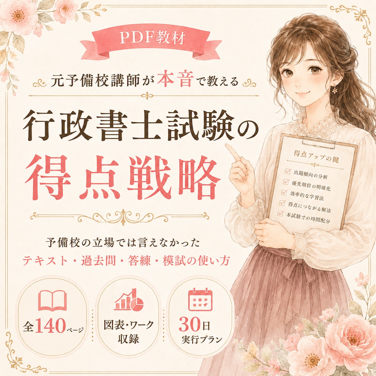 元予備校講師が行政書士試験の本音を教えます 予備校の立場では言えなかった勉強法を公開 イメージ1