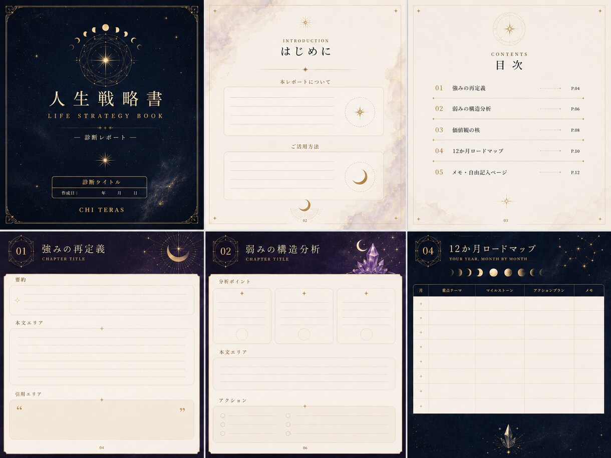 モニター価格「人生戦略書」作成します 一般論は書きません。あなたの分析・12ヶ月ロードマップ作成。 イメージ1