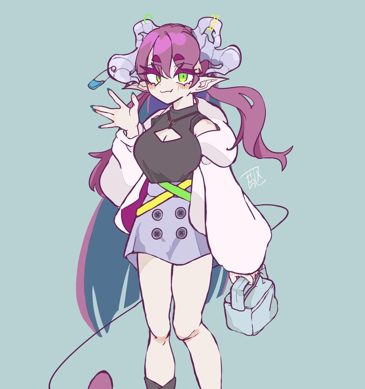 あなたのオリキャラのイラスト描きます イメージさえあれば文章のみからでもOKです イメージ2