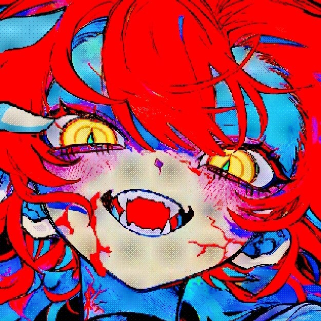 インパクトのあるアイコンイラスト制作します ダークで繊細なのに派手なビビット！？唯一無二を求めるアナタへ イメージ1