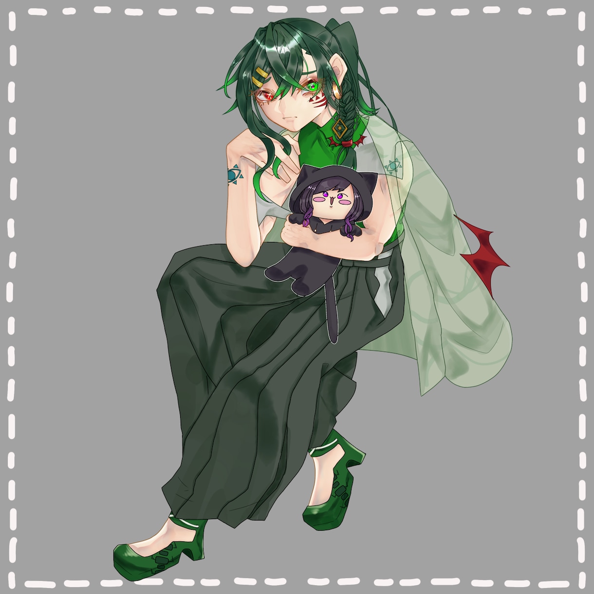 1からでも可能！貴方だけの立ち絵描きます 1からキャラデザ可能なTRPGなど立ち絵描かせて頂きます！！ イメージ2
