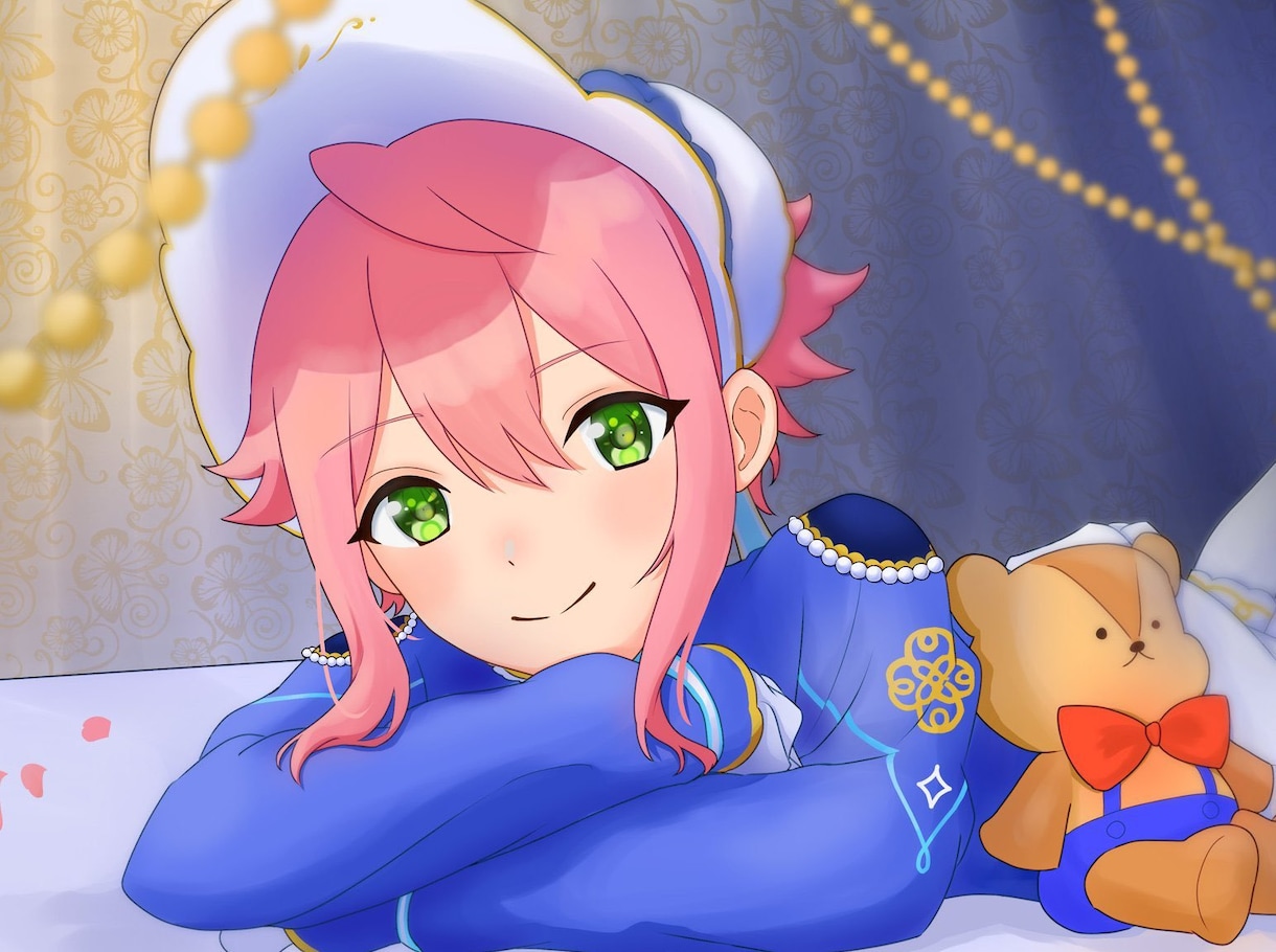 実績作り価格！かわいいキャラのイラスト描きます 10代〜20代のかわいいキャラ描きます♡ イメージ1