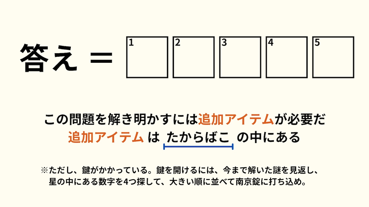 目標を叶えるオリジナルの謎解き問題作ります 1問2,000円〜オリジナルの謎解き問題を作成します！！ イメージ7
