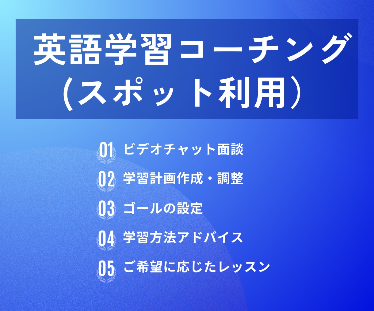 単発英語コーチング | 英語学習のサポートをします 元高校英語教員のコーチがサポートします！ イメージ1