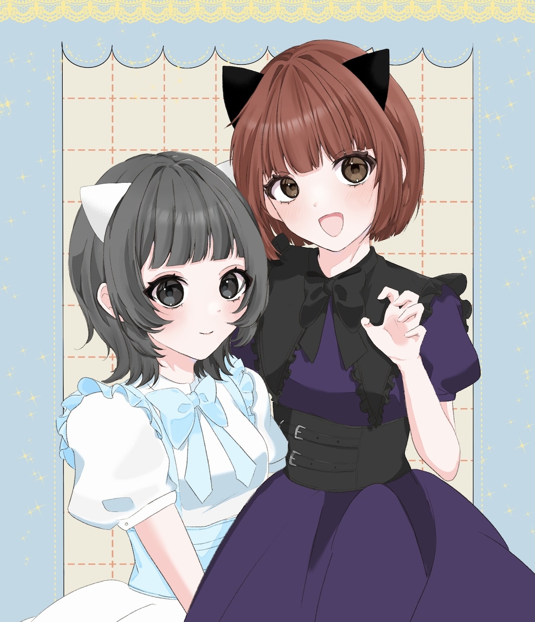 夢絵、カップルイラスト、アイコン絵、お描き致します お好みの雰囲気に合わせたイラストをお描き致します♡ イメージ1