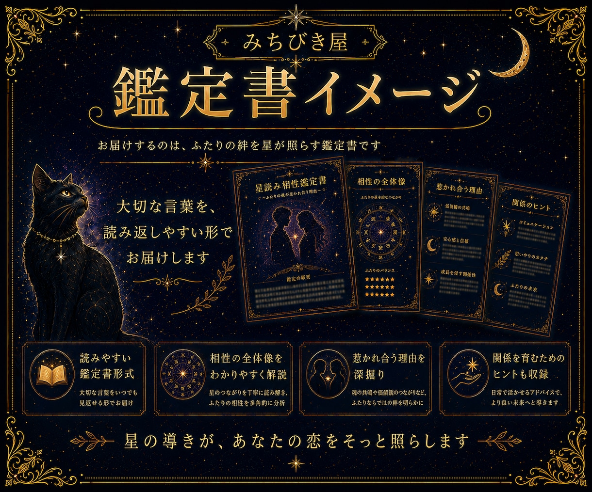 なぜこの人？二人の縁と相性を星から深く読み解きます 「なぜ惹かれる？」その答えを、生まれた瞬間の星から読みます イメージ4
