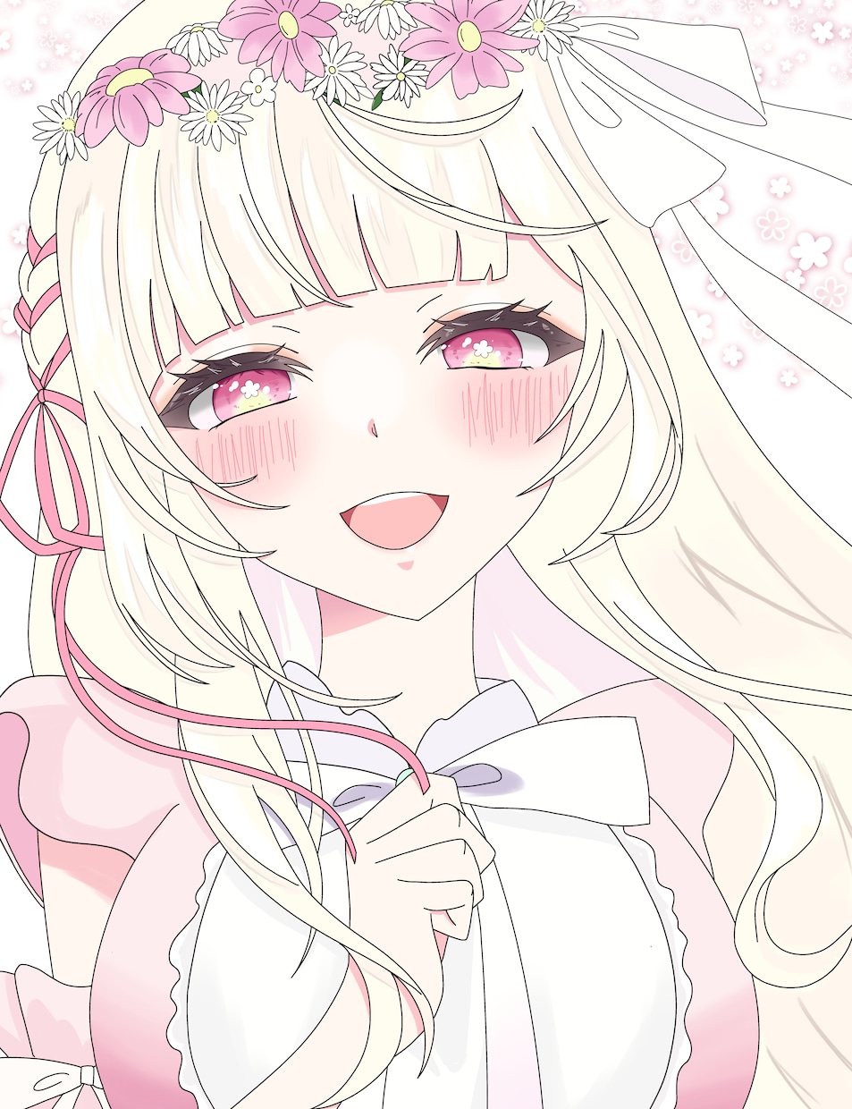 可愛い女の子のイラストを描きます キラキラパステル系の可愛らしい女の子をお求めの方は是非‎！ イメージ2