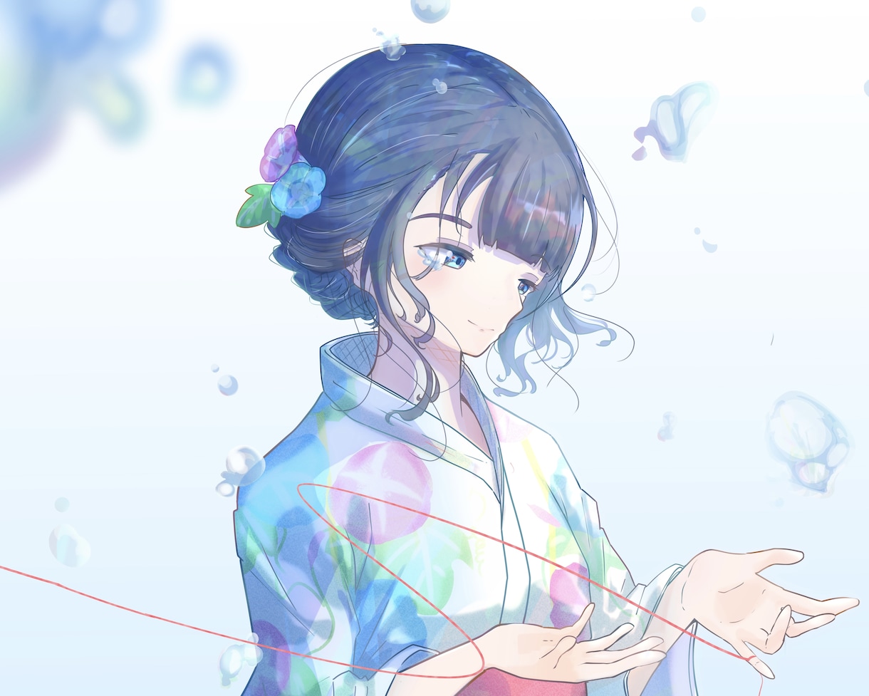 高彩度で美麗なイラストを描かせていただきます 動画用サムネイルなど目を引く一枚が欲しい方へ イメージ7