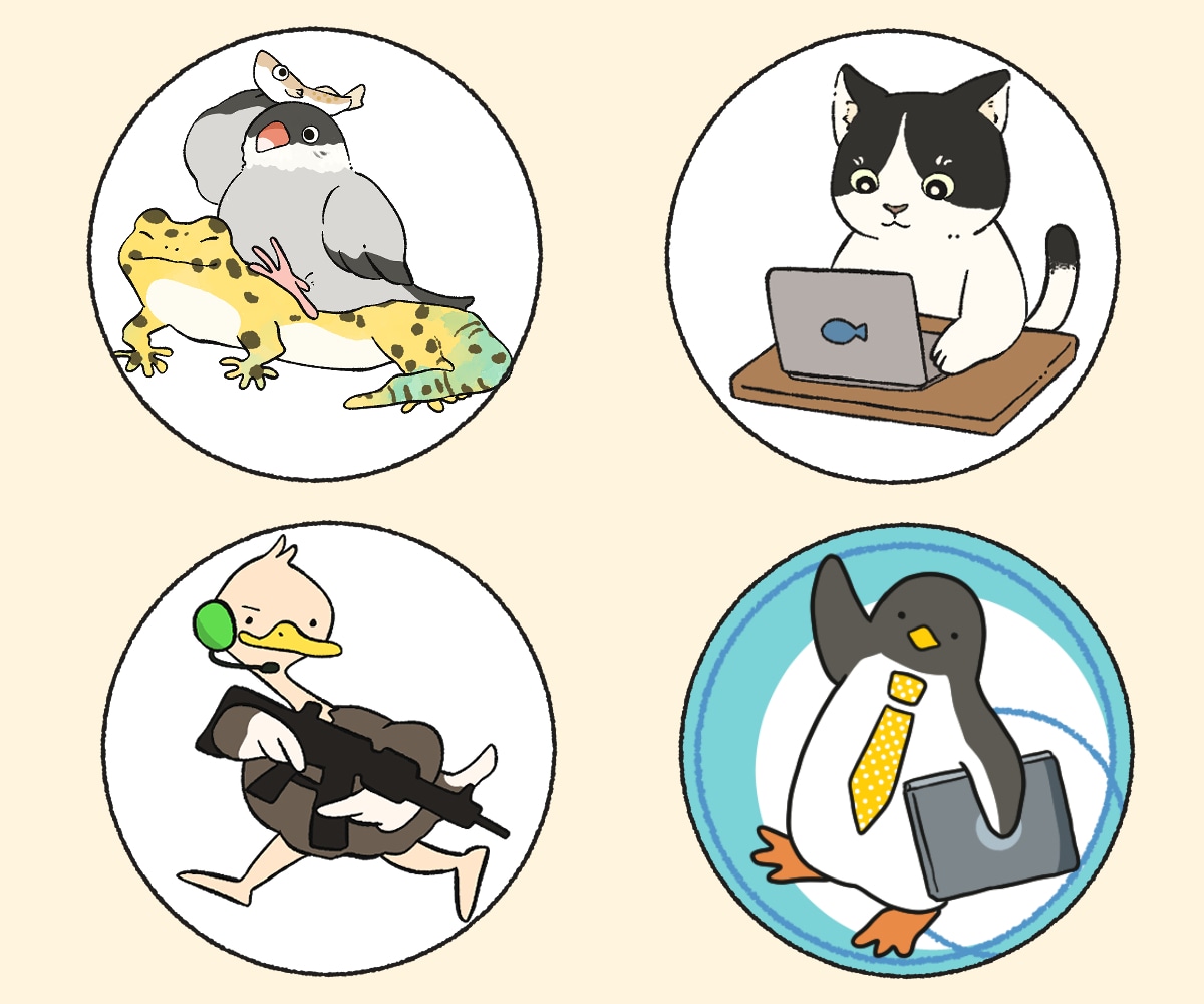 親しみやすいポップなイラスト作成します ポップでワクワクするようなデザイン☆アイコンやヘッダーにも♪ イメージ1