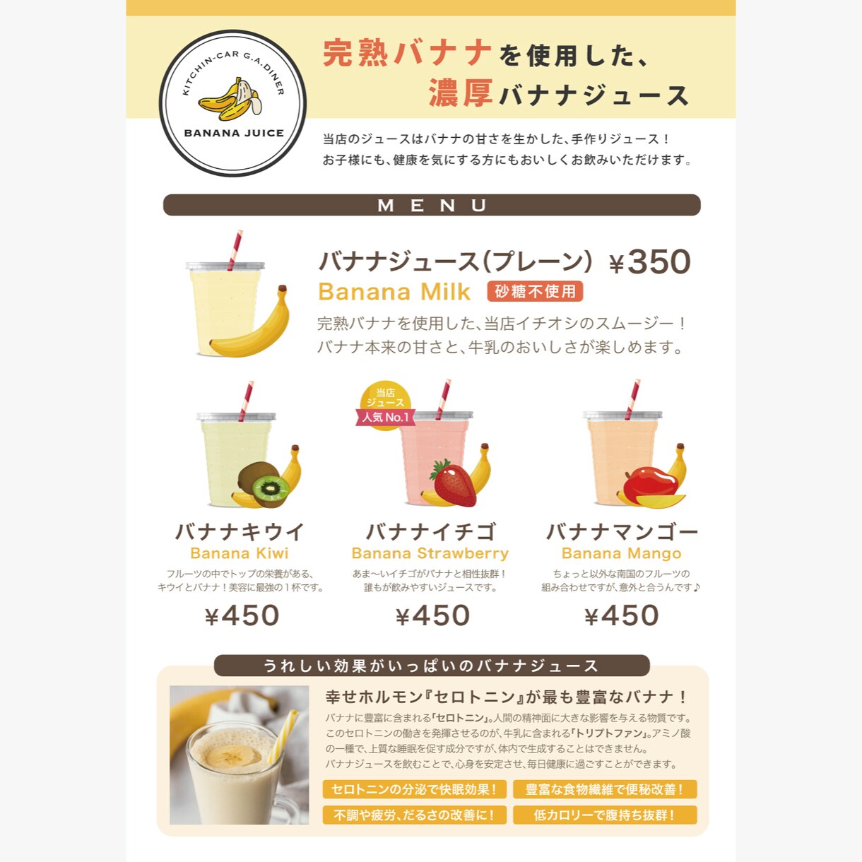 メニュー表作ります 見やすい・買いやすいメニュー表に変えませんか？ イメージ2