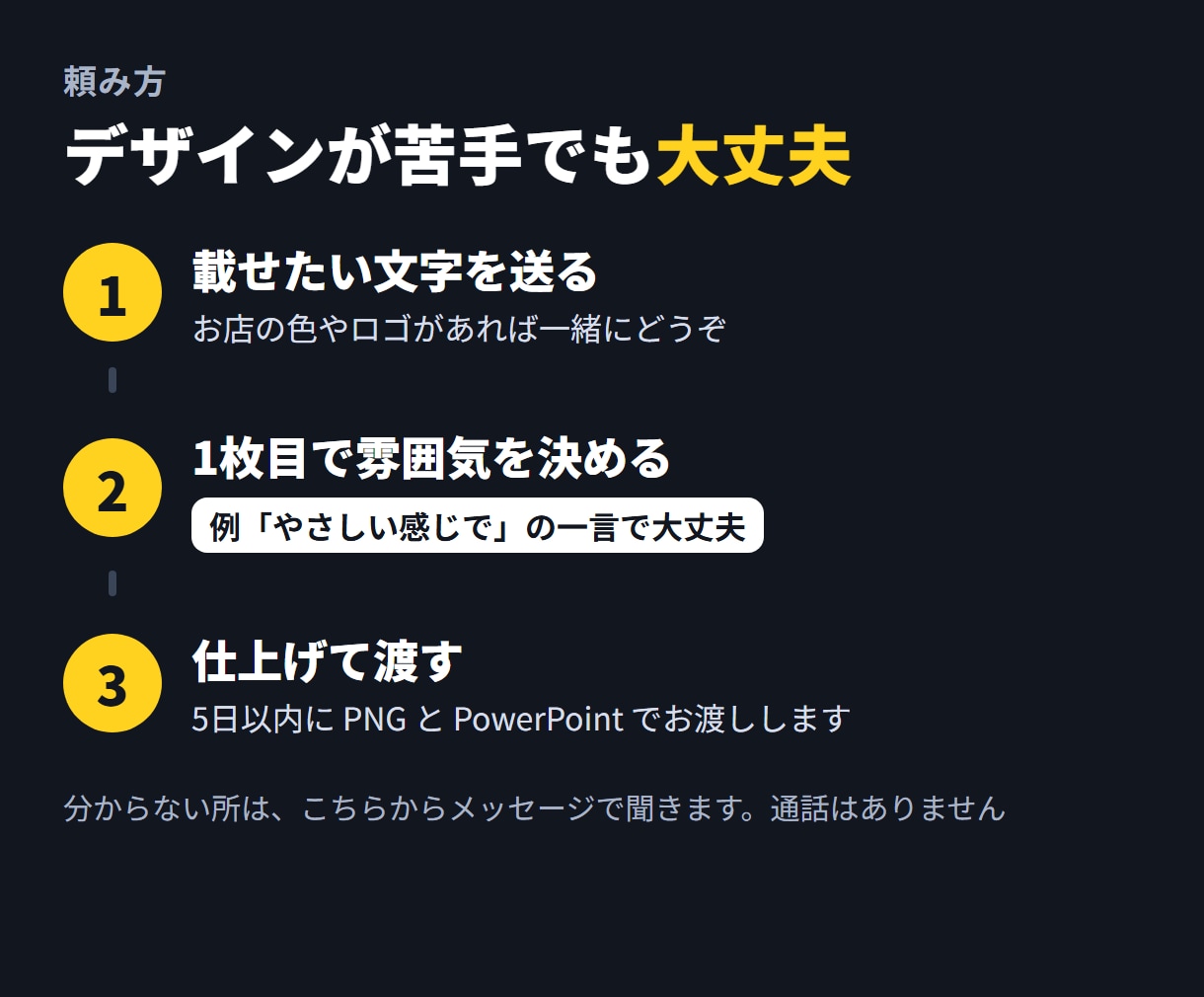 お店のInstagram投稿画像を作ります 10枚まで。文字を直せるPowerPoint付きでお渡し イメージ7