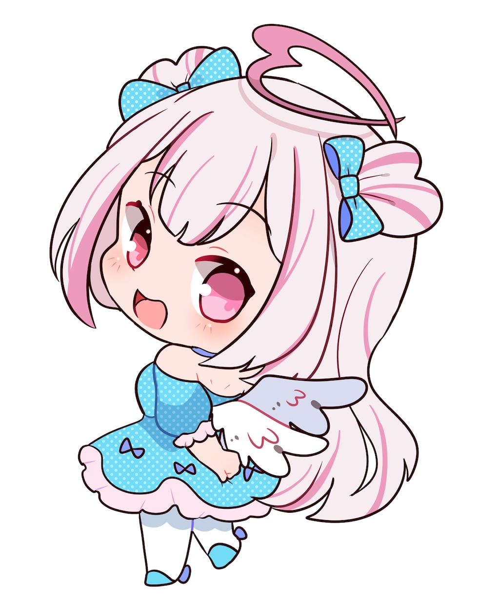 商用利用可！シンプルで可愛いイラスト描きます 表情差分付き！SNS･配信･グッズ製作などにどうぞ！ イメージ2