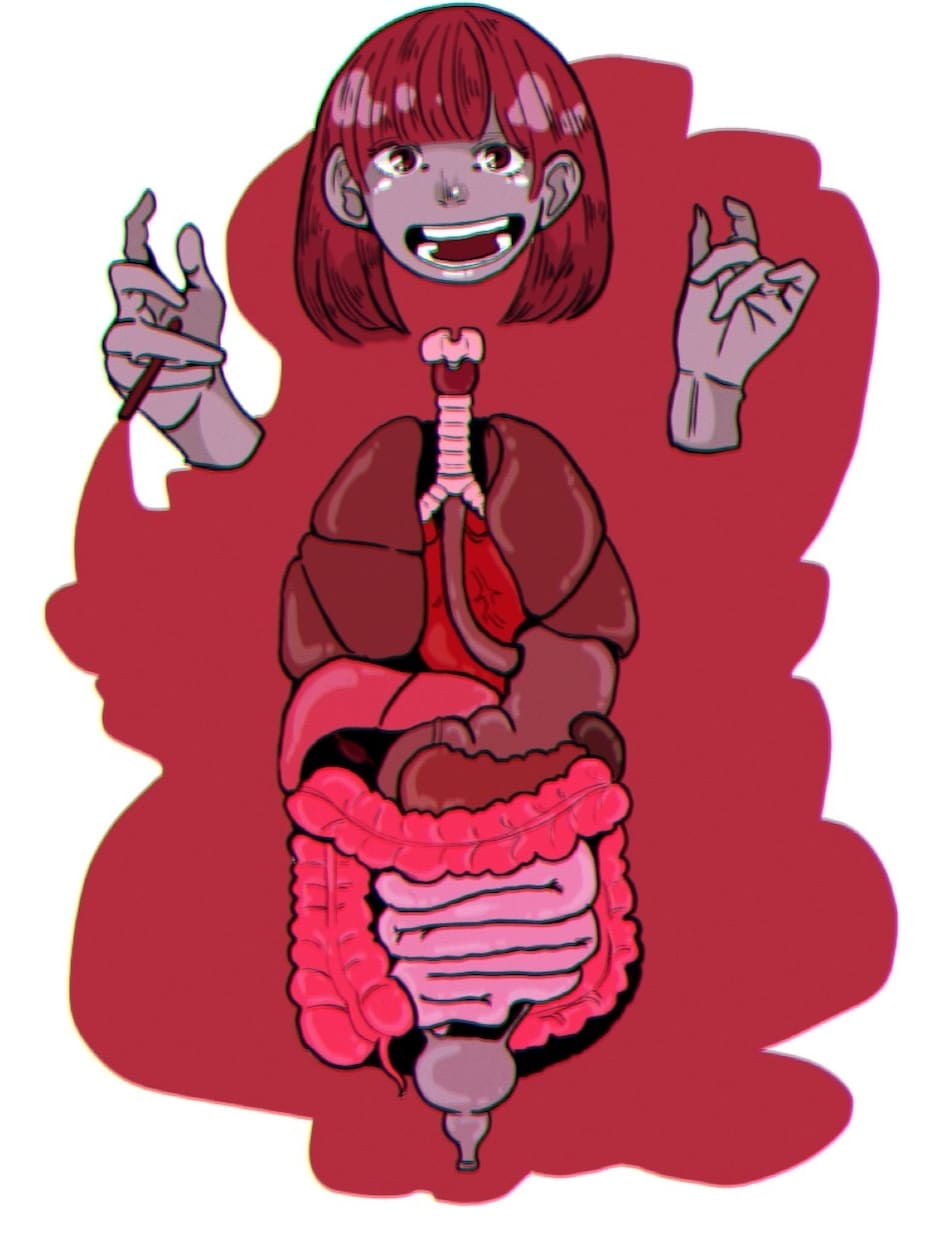 個性派サブカル系イラスト描きます 内蔵露出系女子描いていきます！個性を出したい人オススメです！ イメージ2