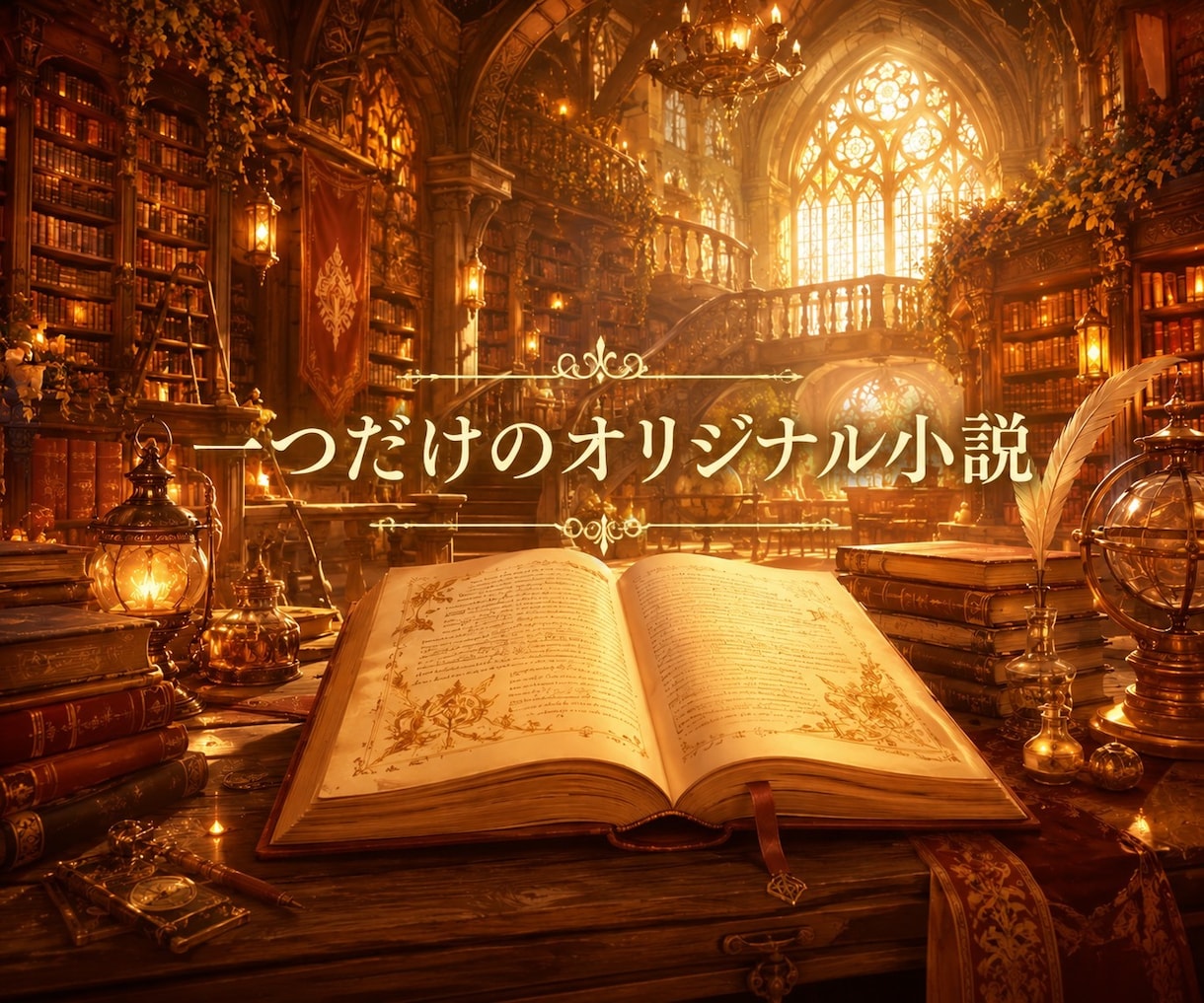 あなただけのオリジナル小説を作ります 【実績作り・5名限定】あなた独自の世界を小説にします イメージ1