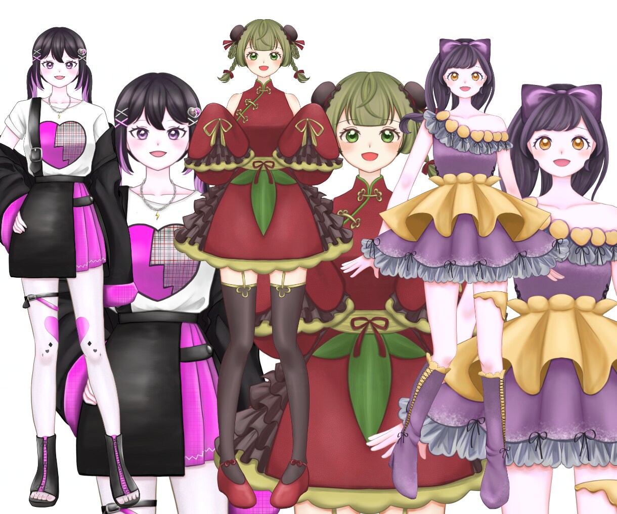 IRIAM/TRPG等配信用【立ち絵】描きます 細かいデザインが決まっていなくても大丈夫！女の子得意です！ イメージ6