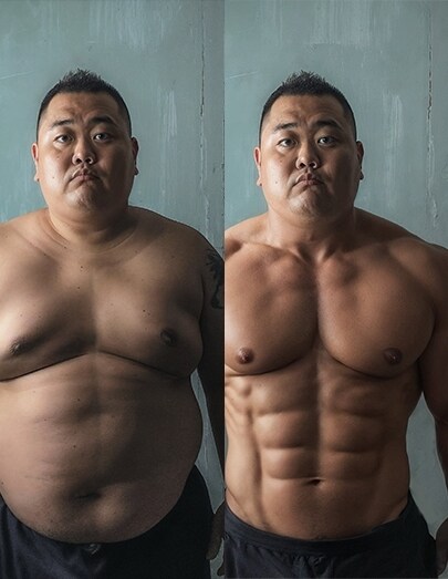 痩せた自分の写真が欲しい方！！作成します ムキムキの自分の身体を待ち受けに！！ イメージ1