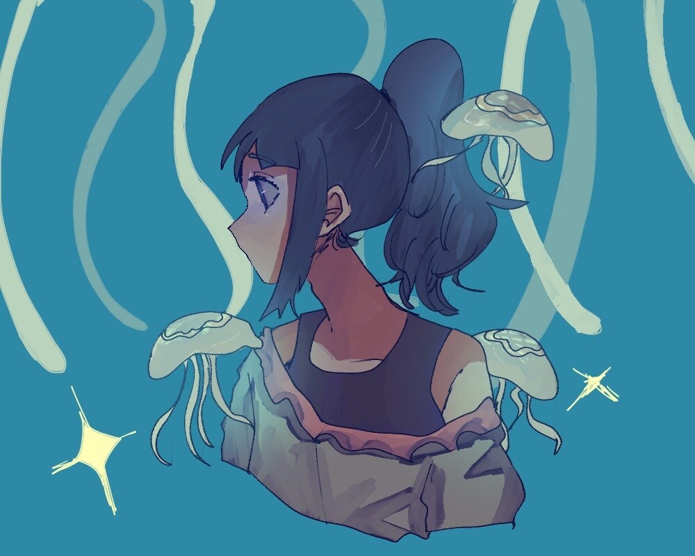 こだわりの色合いで描きます 暖色系のイラストとよく言われてます イメージ2