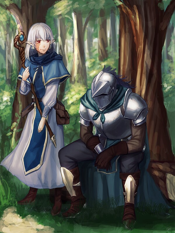 西洋ファンタジー風の甲冑描きます ゲームや小説用、個人観賞用、自キャラ制作などに イメージ9