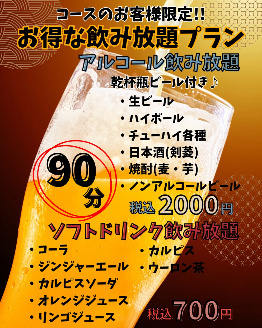 飲食店店主の嫁による飲食店メニュー作成致します オーダー後もつい眺めてしまう、そんなメニュー作成します！ イメージ6