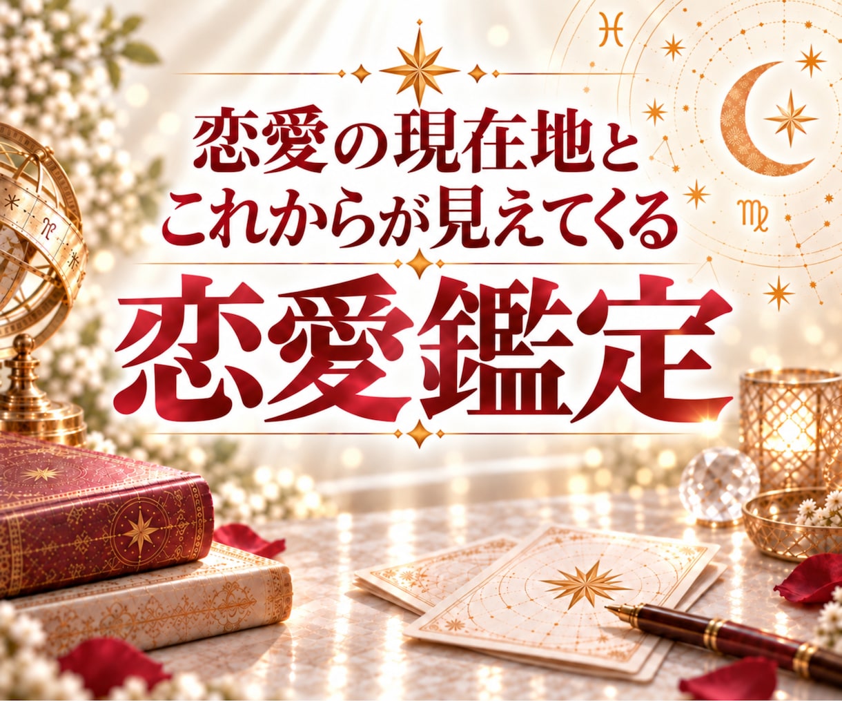 恋愛の現在地とこれからを深く読み解きます 恋愛傾向・相性・関係性・これからまで丁寧に鑑定｜恋愛占い イメージ1