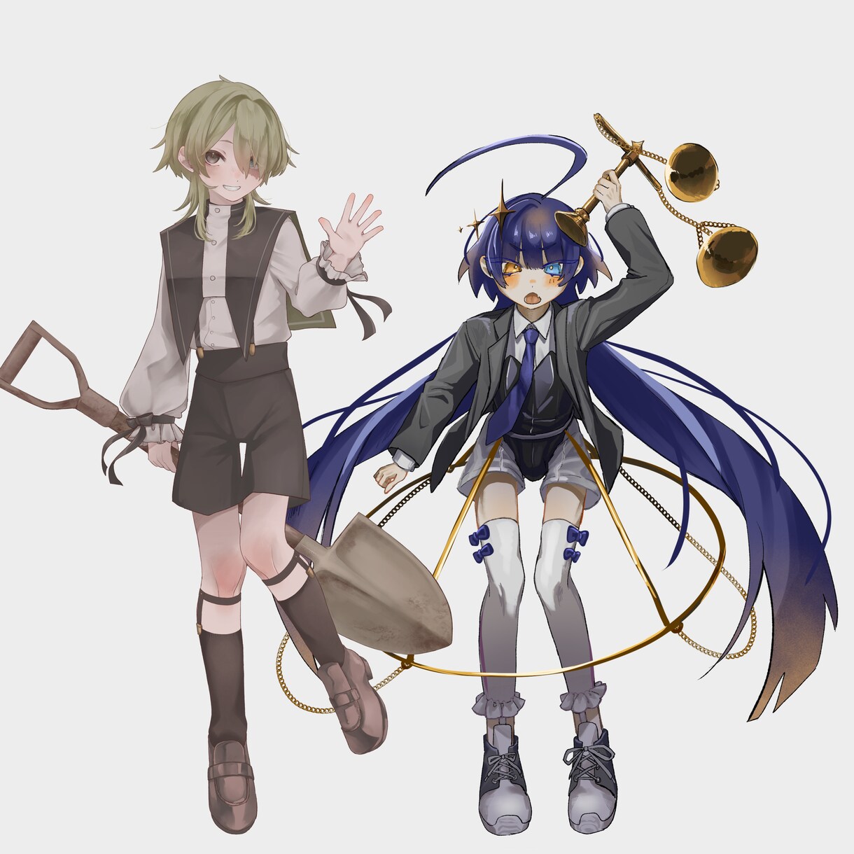 中性的でどこか霞んだ少年少女の立ち絵を制作します かわいいだけじゃない、少し癖のある立ち絵はいかがでしょうか？ イメージ4