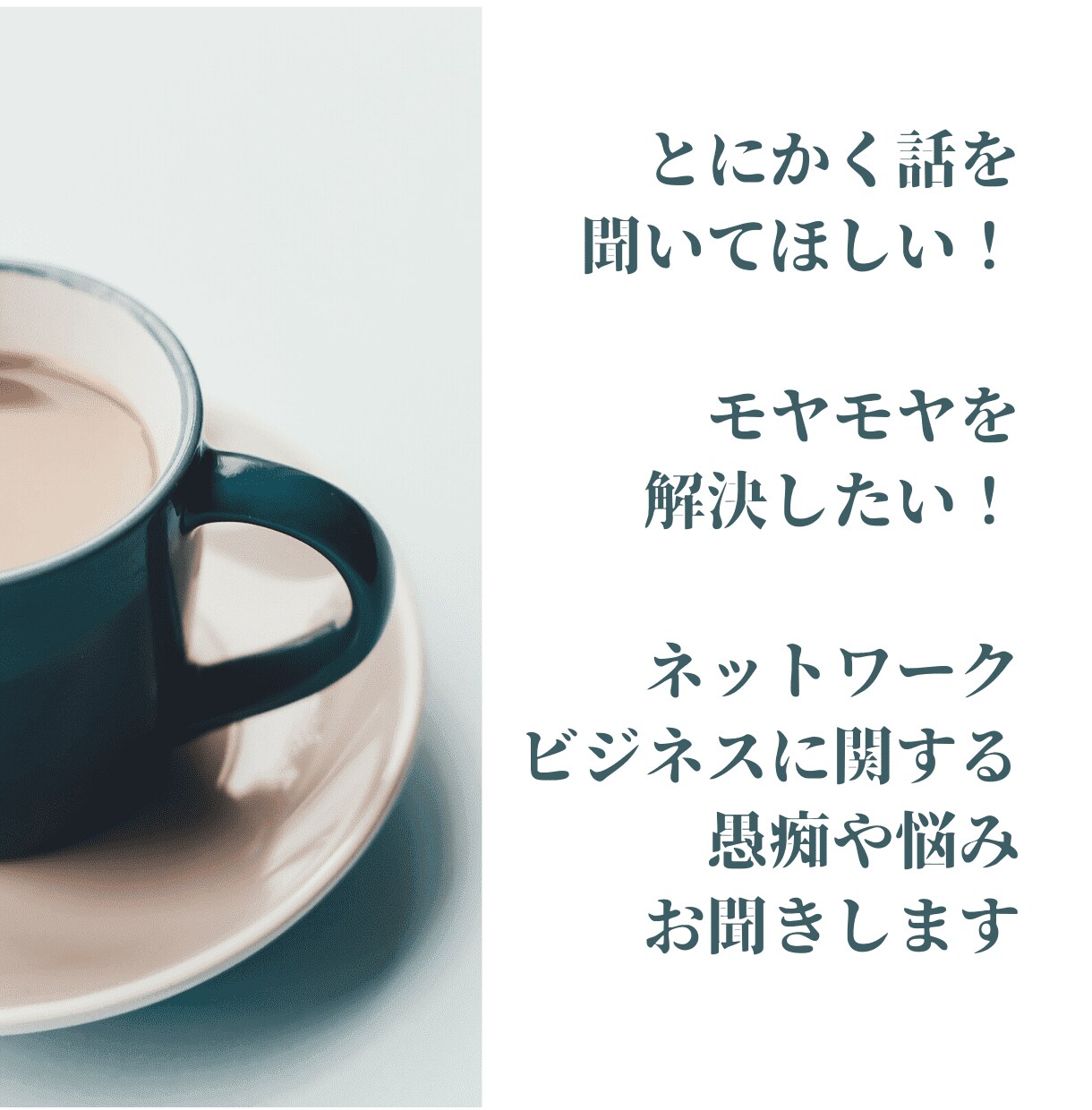ネットワークビジネス元リーダーがお悩み伺います マルチ商法活動歴10年超！ウラも表も知り尽しています イメージ3
