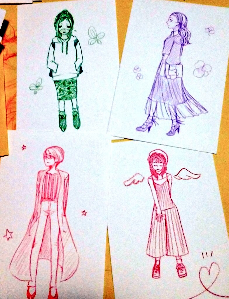 写真を元に手描きの似顔絵、もしくは貴方が思い描くオリジナルキャラクターを描かせて下さい。 イメージ1