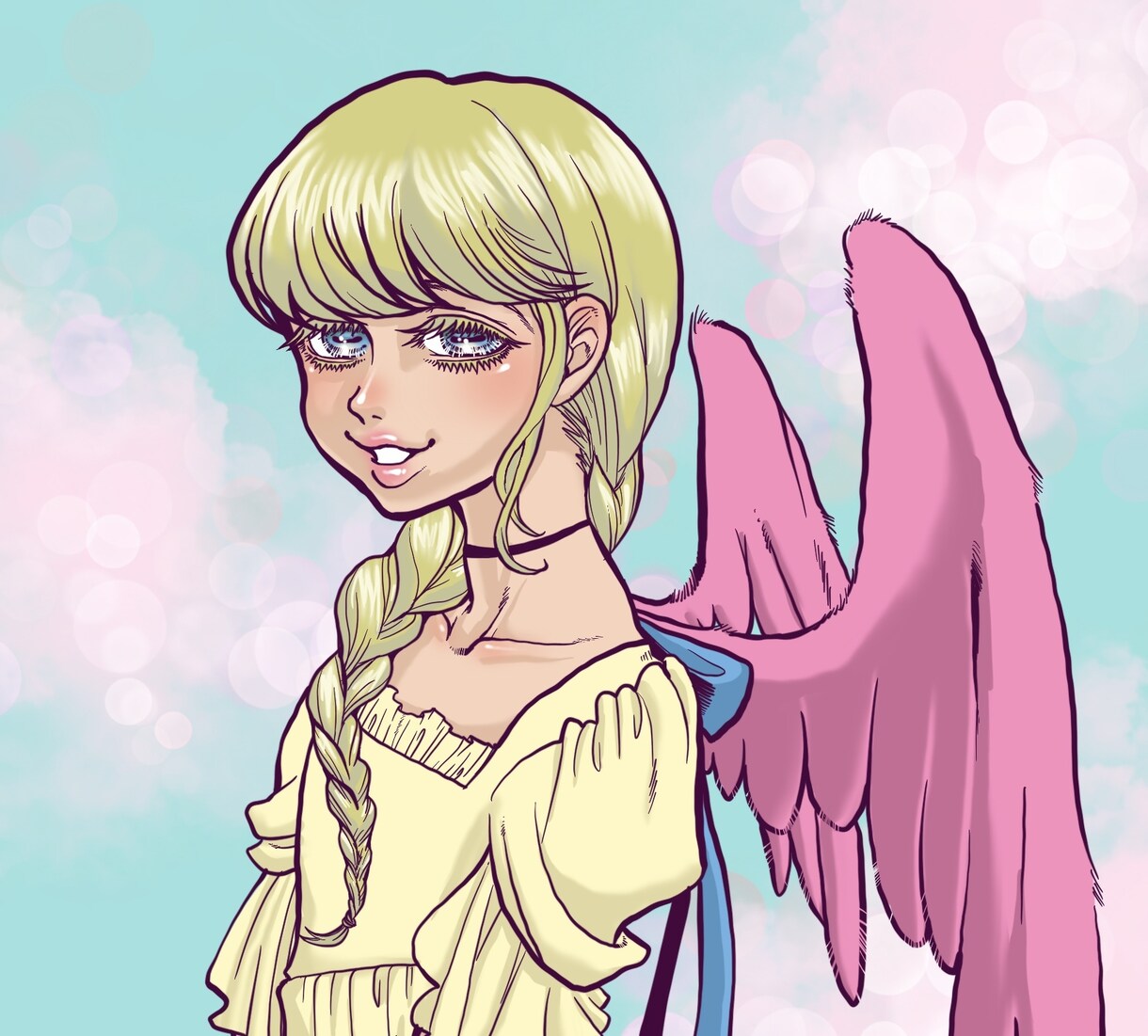 オシャレ系な女の子のイラスト・一コマ漫画描きます 女性をターゲットとした広告にオススメです！ イメージ6