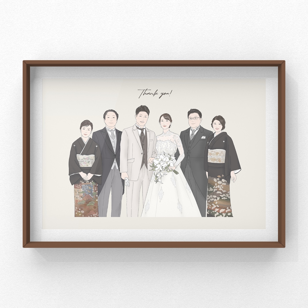 結婚式のウェルカムボード作成します ご本人そっくり & 美化して描きます♡ イメージ5