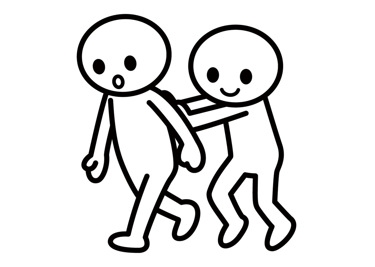 あなたの背中を押します、後押しします あと一歩が踏み出せないそんな背中を押してあげます イメージ2