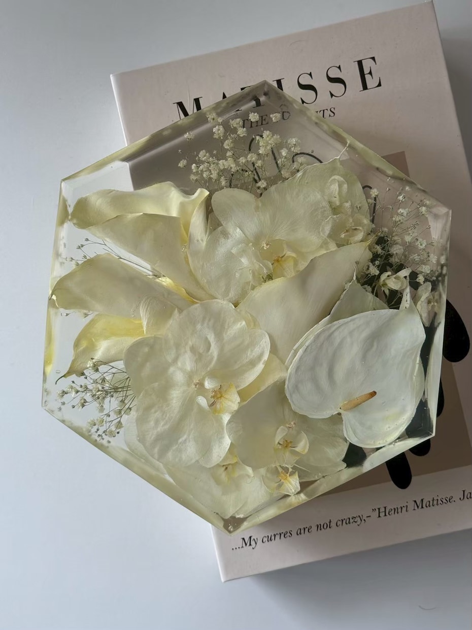 結婚式、プロポーズの花束をアフターブーケにします 数量限定割引中！ブーケを海外で大人気のインテリアに致します イメージ1