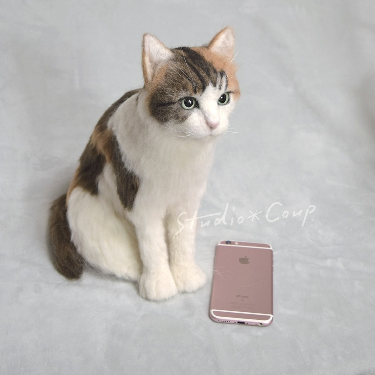 うちの子 羊毛フェルトでお作りします お写真から大切なペットさんをリアルにお作りします イメージ1