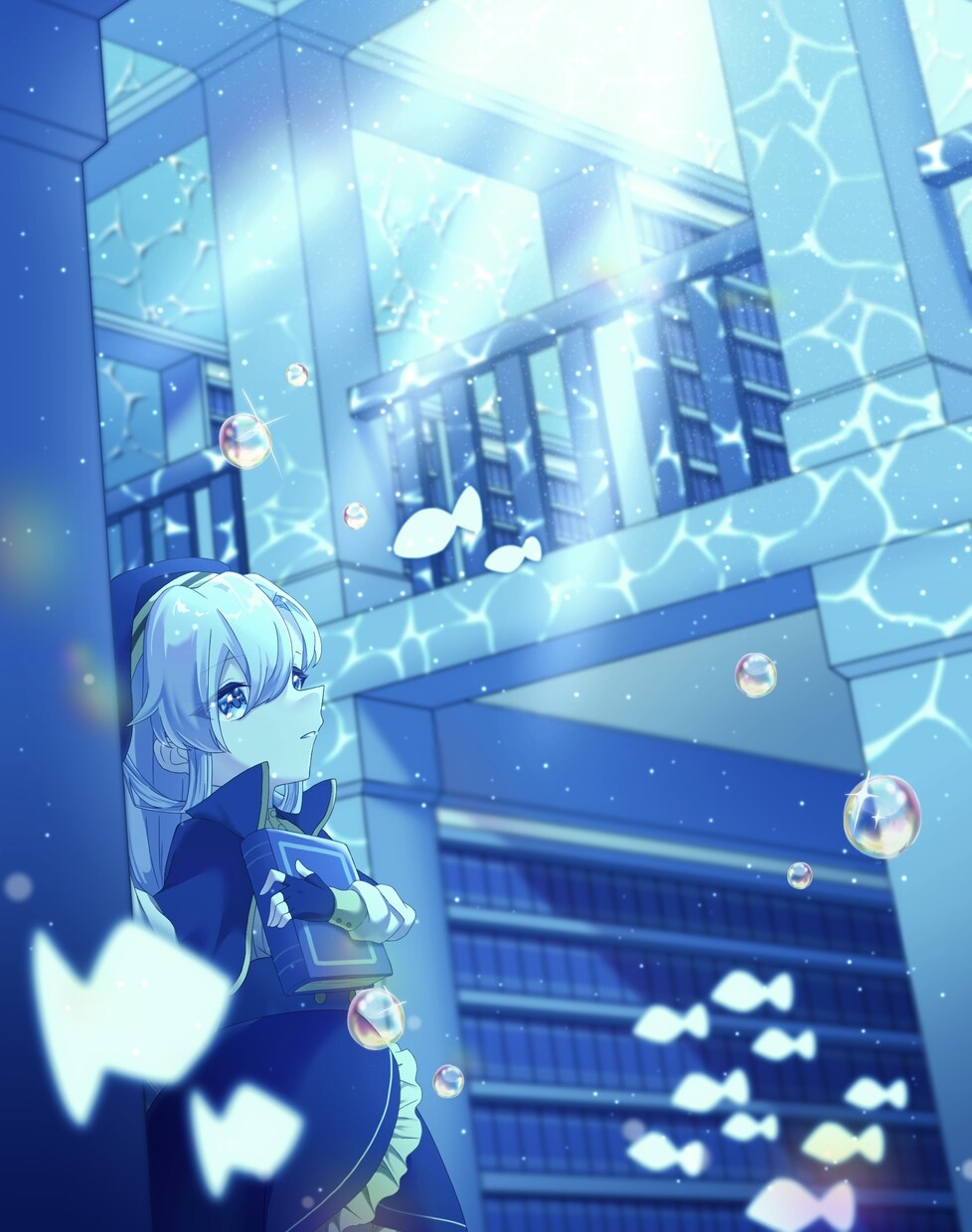 背景まで凝ったイラストを提供します アイコンや立ち絵、一枚絵など制作致します！ イメージ1