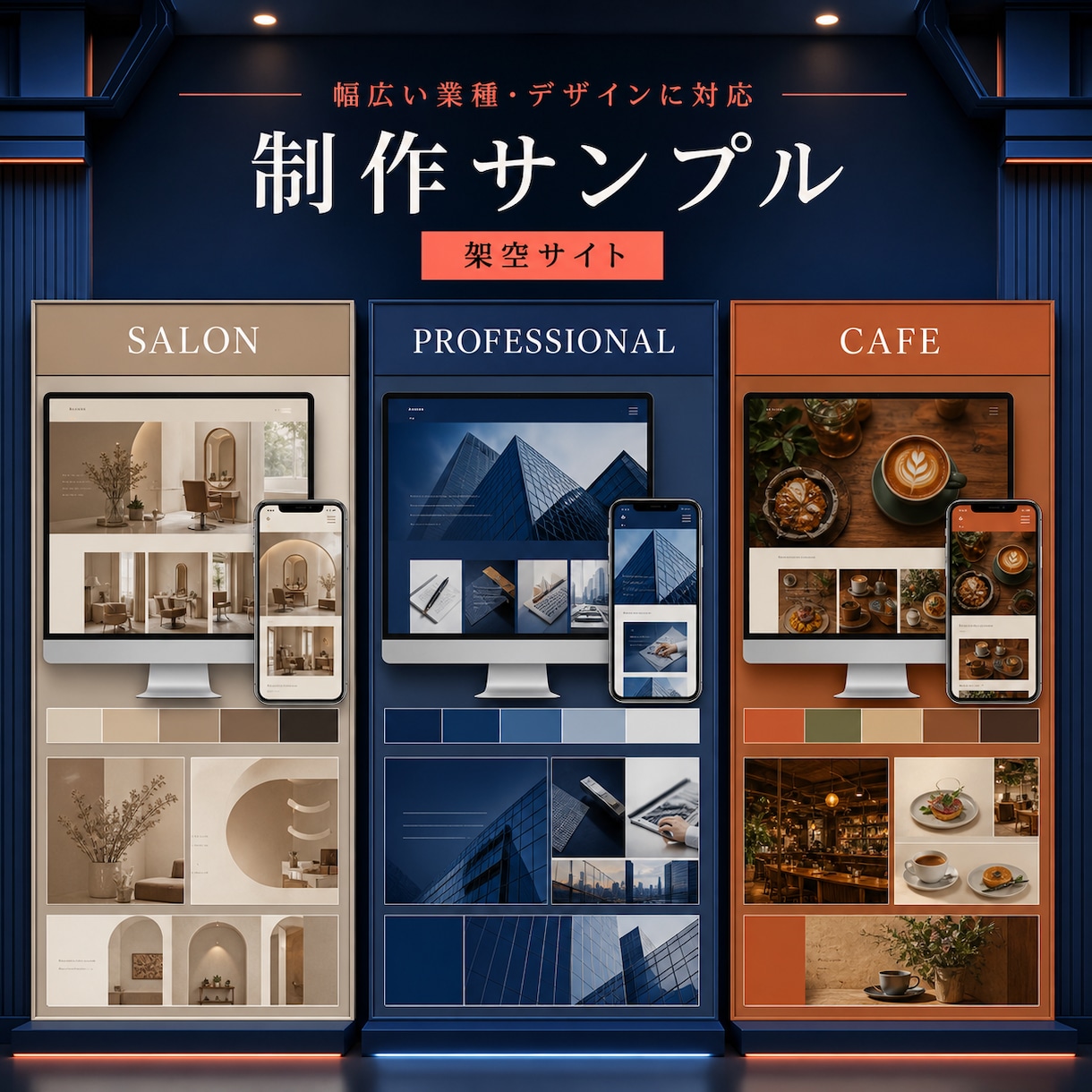 目的に合うホームページをまるごと制作します 企画・デザイン・公開までワンストップで対応 イメージ8