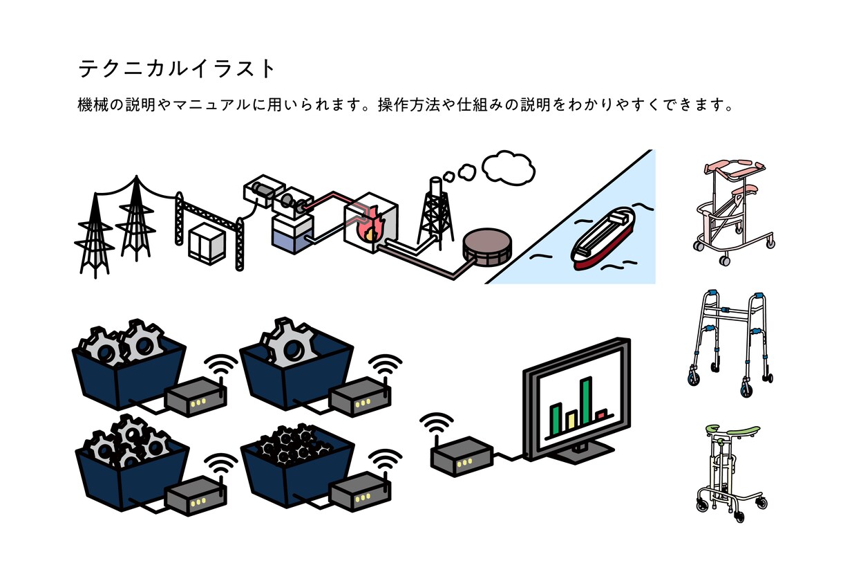 プロが現代らしい清潔感あるシンプルイラスト描きます ココナラ公式イラスト制作イラストレーター！ イメージ8