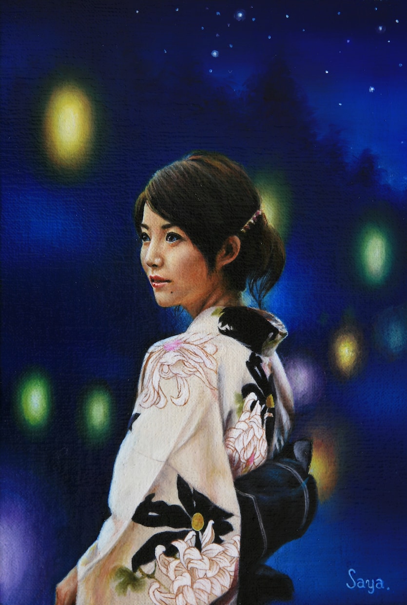 プロの画家がご希望の人物画を油絵で描きます ご家族や大切な方の想い出をアート作品としてお届けします イメージ2